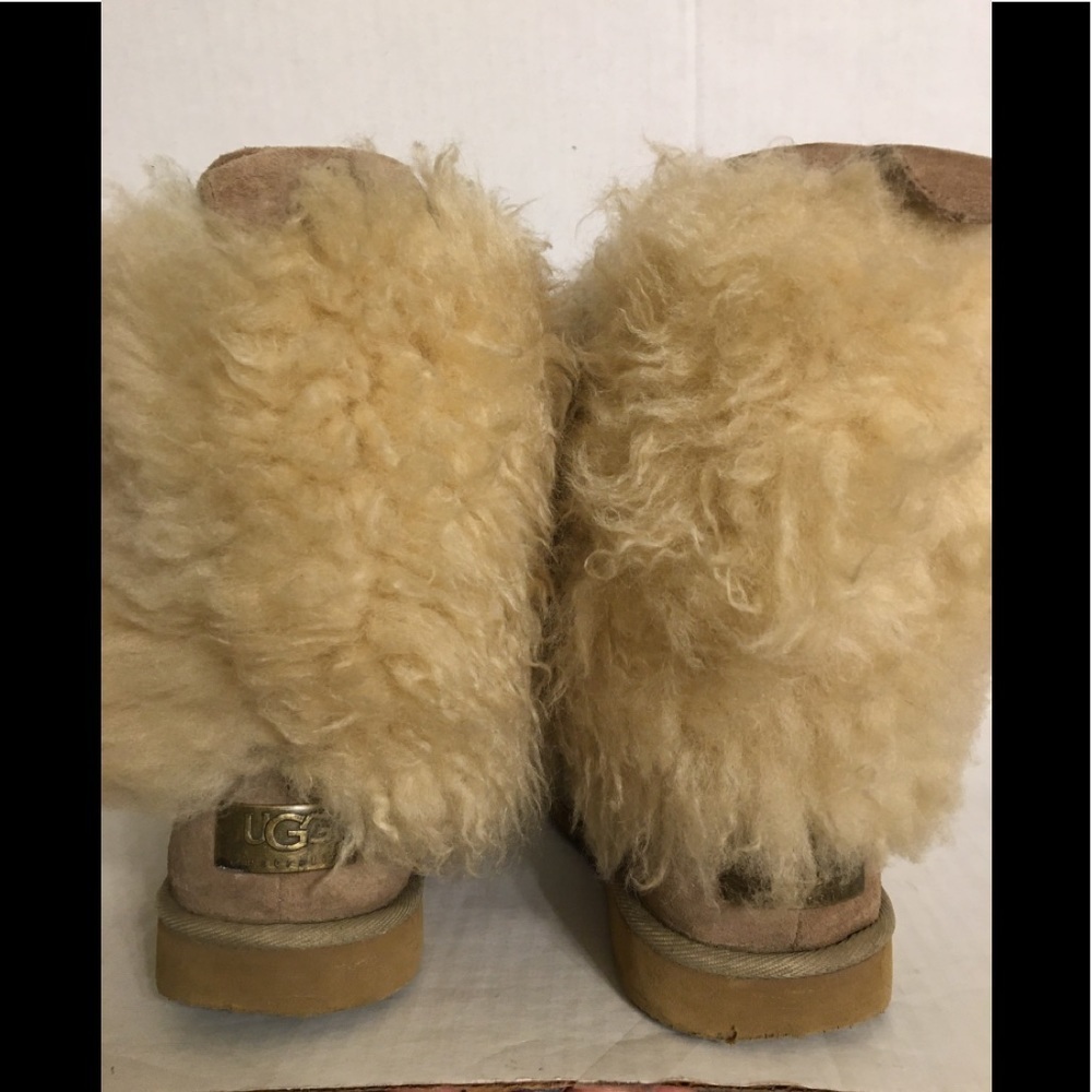 UGG Vtg Australia Suede Shearling Boots - Picture 10 of 15